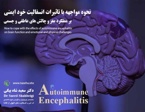 نحوه مواجهه با تاثیرات انسفالیت خود ایمنی بر عملکرد مغز و چالش های عاطفی و جسمی دکتر سعید شاه بیگی متخصص مغز و اعصاب و فلوشیپ فوق تخصصی ام اس و انسفالیت های التهابی مغز و نخاع از کانادا